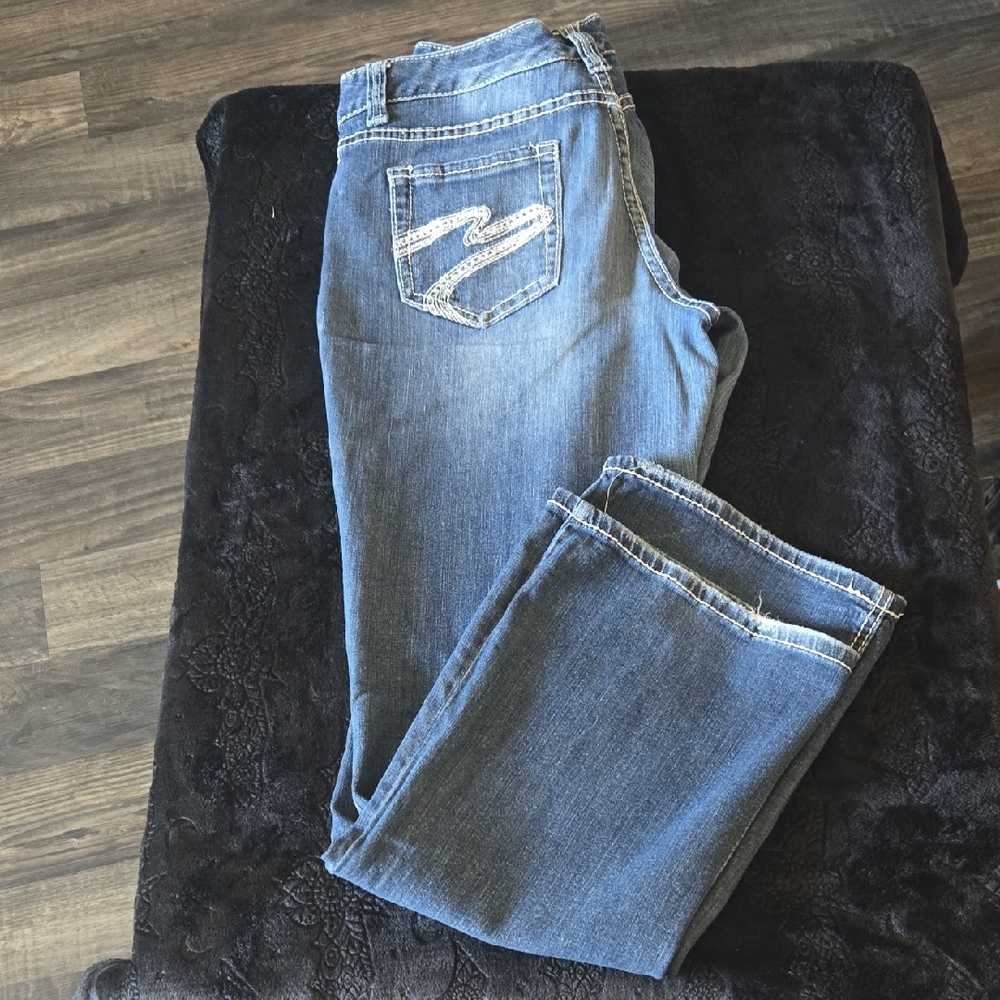 Maurices Blue Straight Leg Jeans Timeless Style